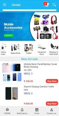 Omtel Mobile Accessories , Spa android App screenshot 4